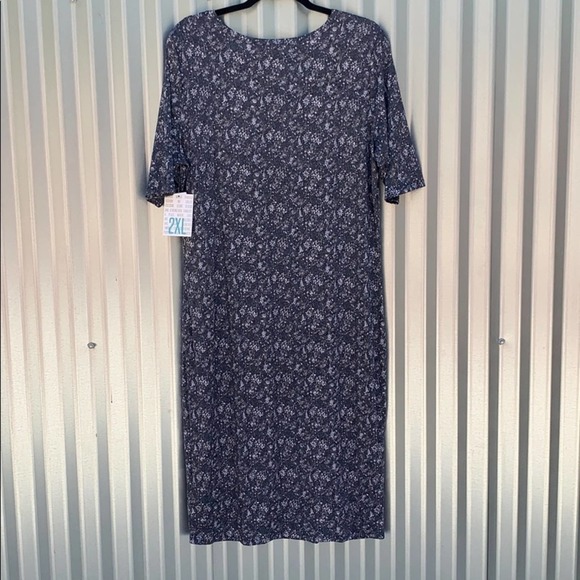 NWT Lularoe Julia Print Dress 2XL - Picture 7 of 7